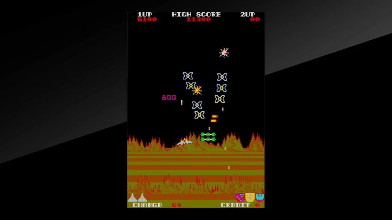 Изображение игры: Arcade Archives EXERION