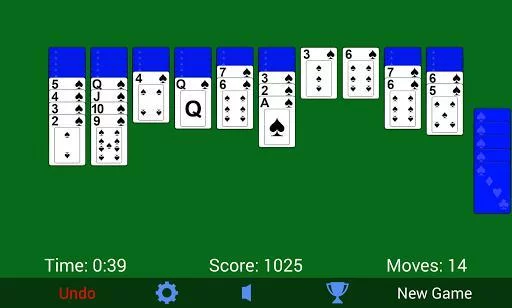 Изображение игры: Spider Solitaire