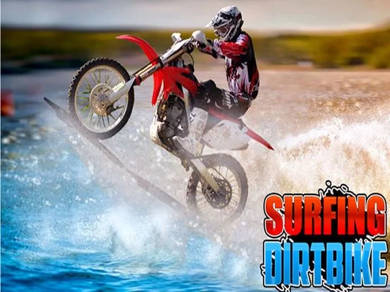 Изображение игры: Surfing Dirt Bike Racing