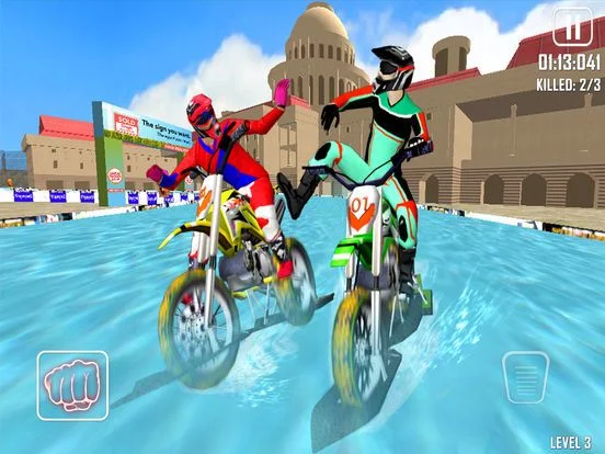 Изображение игры: Surfing Dirt Bike Racing