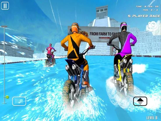 Изображение игры: Surfing Dirt Bike Racing