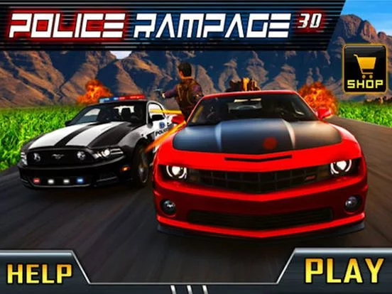 Изображение игры: Police Rampage 3D Free ( Car Racing & Shooting Game )