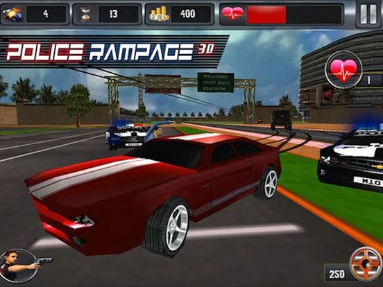Изображение игры: Police Rampage 3D Free ( Car Racing & Shooting Game )