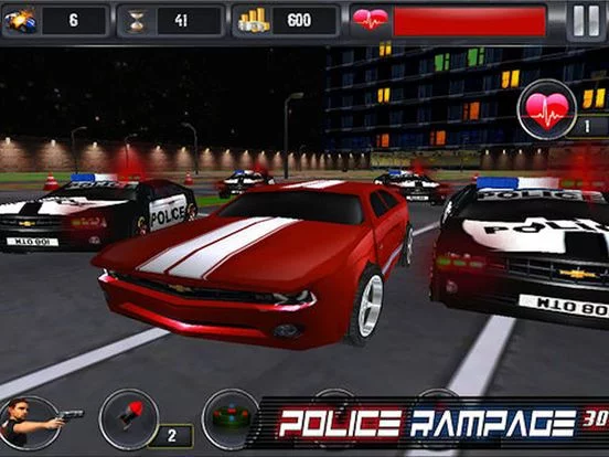 Изображение игры: Police Rampage 3D Free ( Car Racing & Shooting Game )