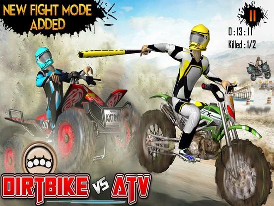 Изображение игры: Dirt Bike Vs Atv Offroad Race