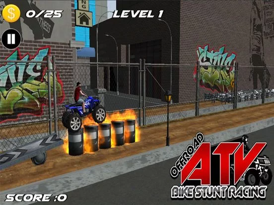 Изображение игры: OFFROAD ATV BIKE STUNT RACING