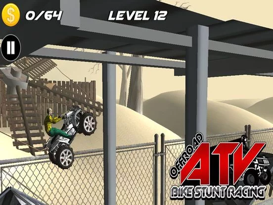 Изображение игры: OFFROAD ATV BIKE STUNT RACING