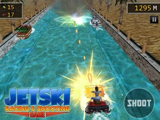 Изображение игры: Jetski Racing & Shooting Game