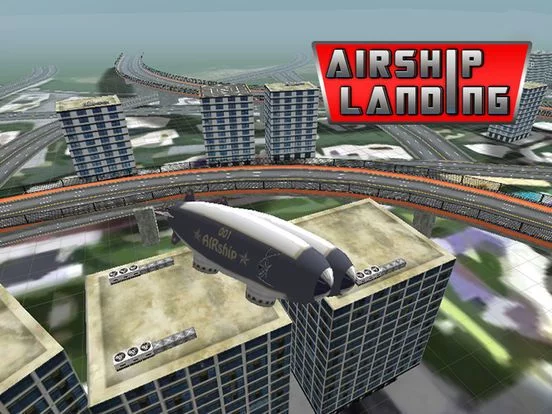 Изображение игры: Airship Landing - Free Air plane Simulator Game