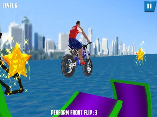 Изображение игры: Bike Flip Diving - Stunt Race