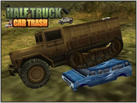 Изображение игры: Half Truck Car Trash ( Car Crushing Simulation game )