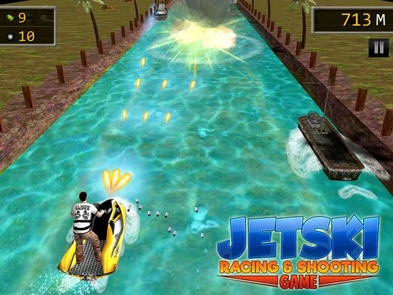 Изображение игры: Jetski Racing & Shooting Game