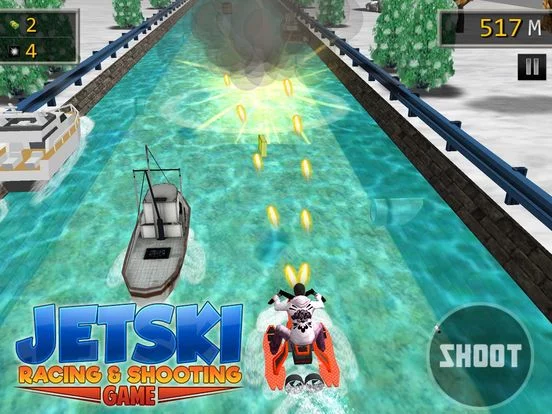 Изображение игры: Jetski Racing & Shooting Game