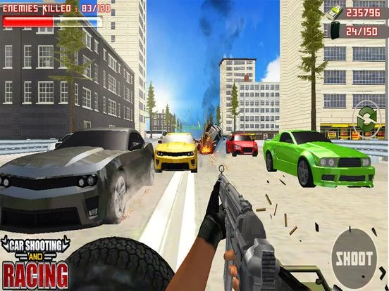 Изображение игры: Car Sniper Shooting & Racing