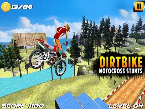 Изображение игры: Dirt Bike Race Motocross Stunt