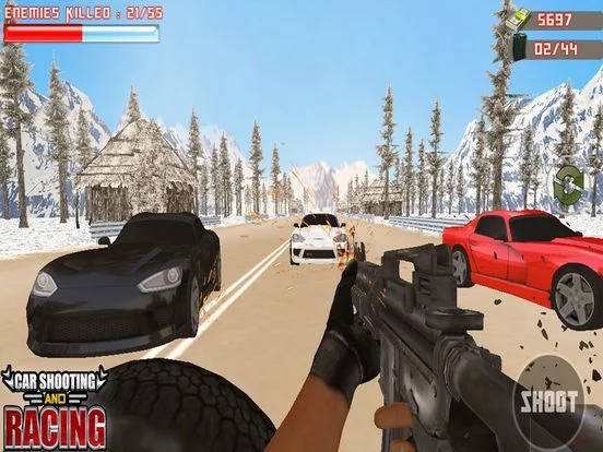 Изображение игры: Car Sniper Shooting & Racing