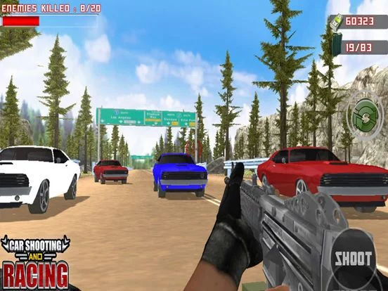 Изображение игры: Car Sniper Shooting & Racing