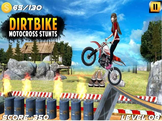 Изображение игры: Dirt Bike Race Motocross Stunt