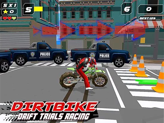Изображение игры: Dirt Bike Drift Trails Racing
