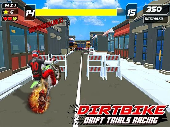 Изображение игры: Dirt Bike Drift Trails Racing
