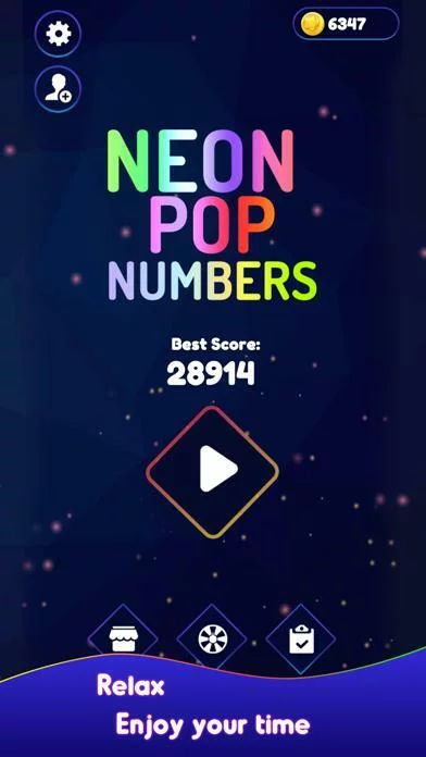 Изображение игры: Neon Pop Numbers