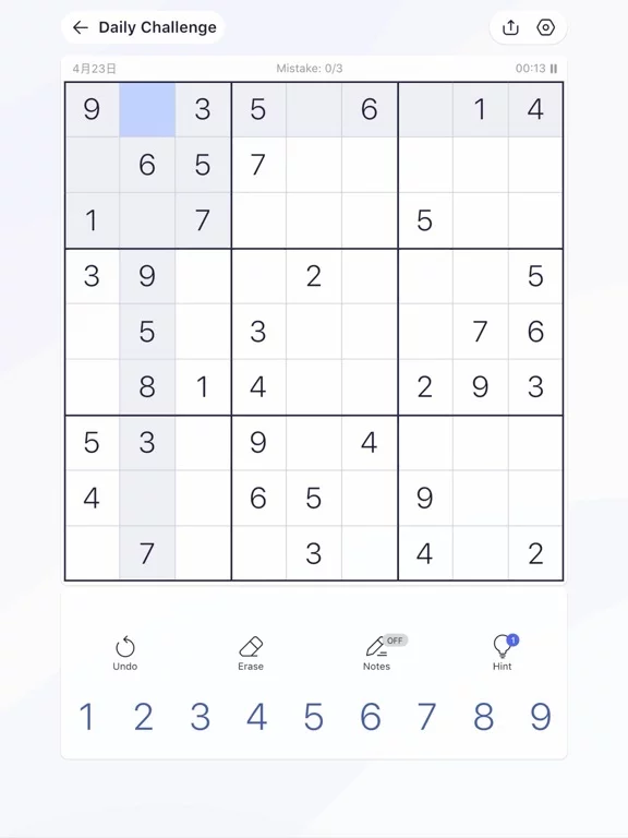 Изображение игры: Sudoku: Sudoku Puzzles