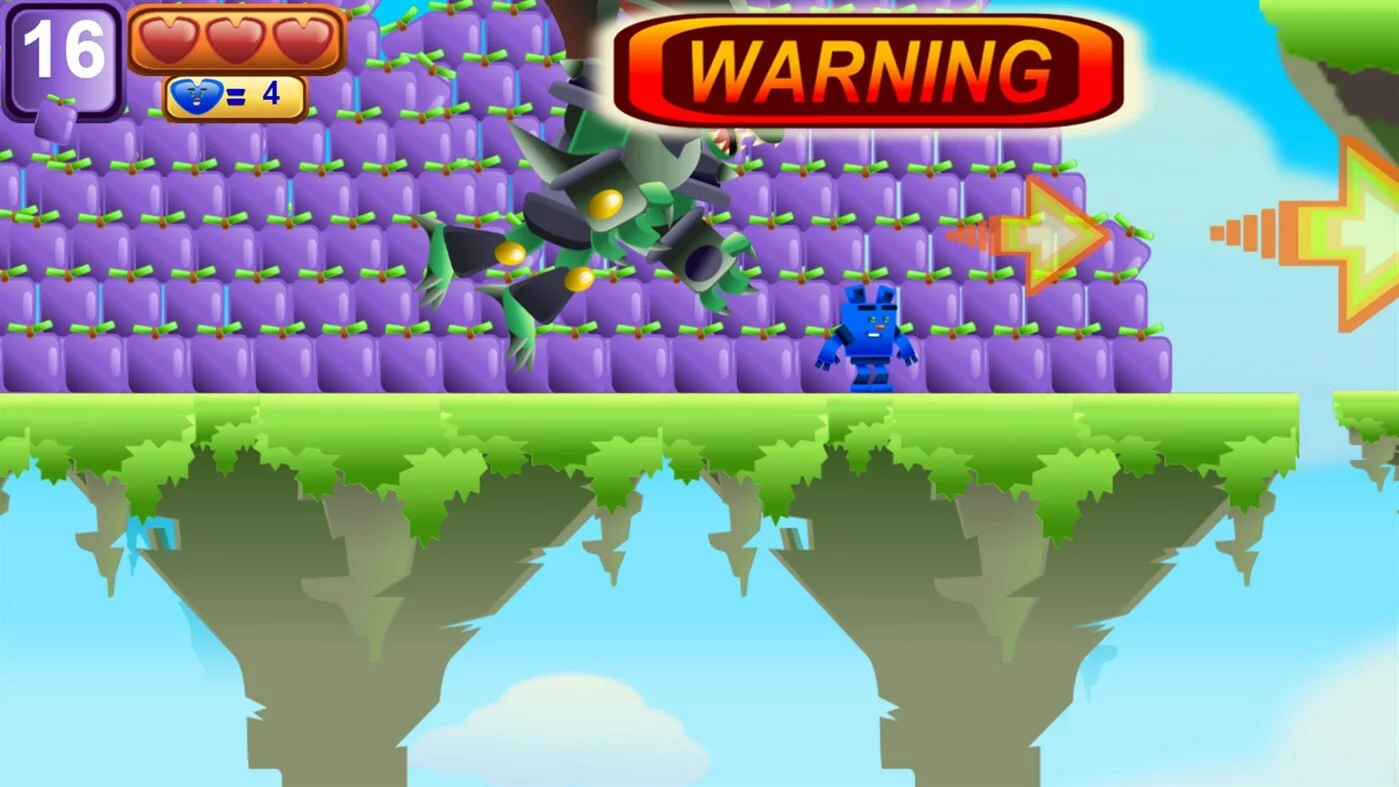 Изображение игры: Bluebot Adventure
