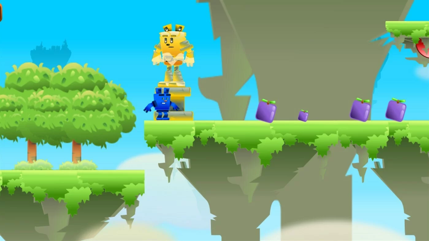 Изображение игры: Bluebot Adventure