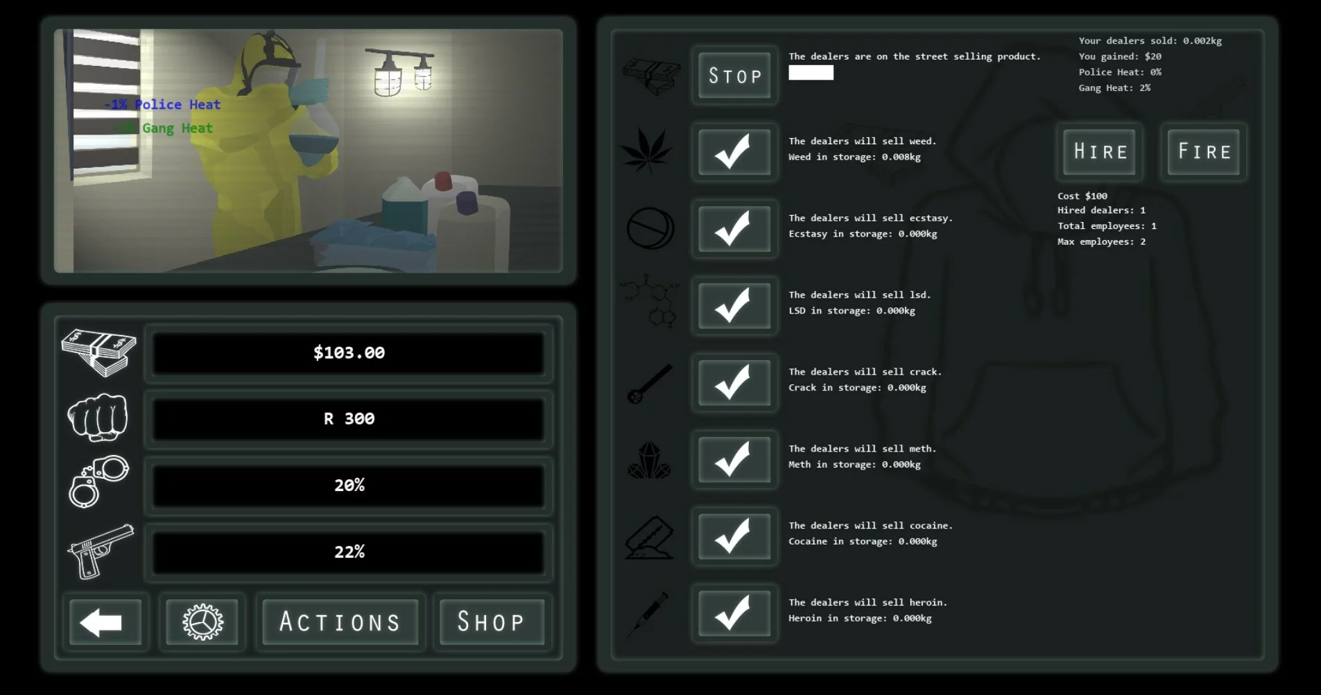 Изображение игры: Drugs and Crime Idle