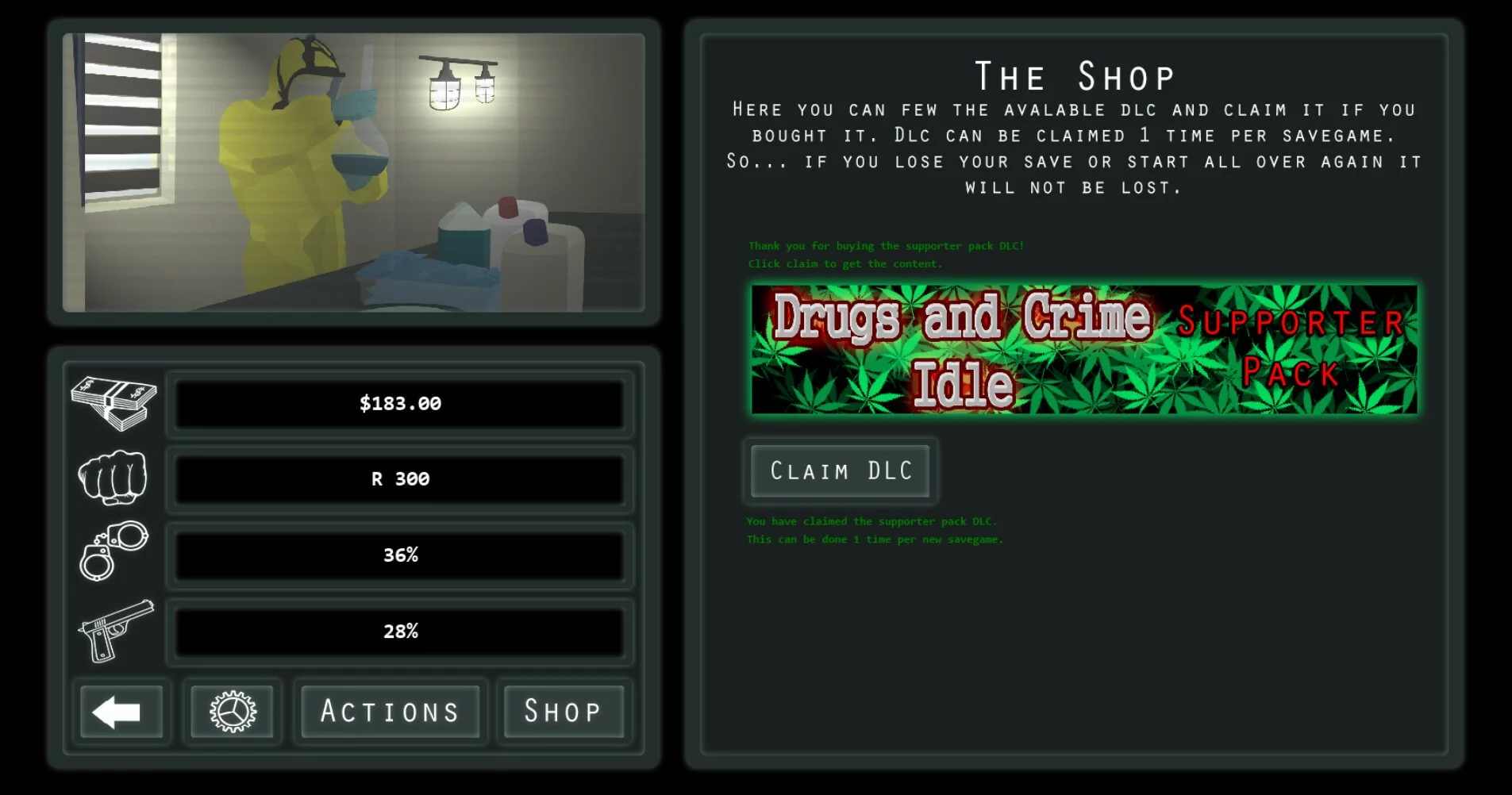Изображение игры: Drugs and Crime Idle