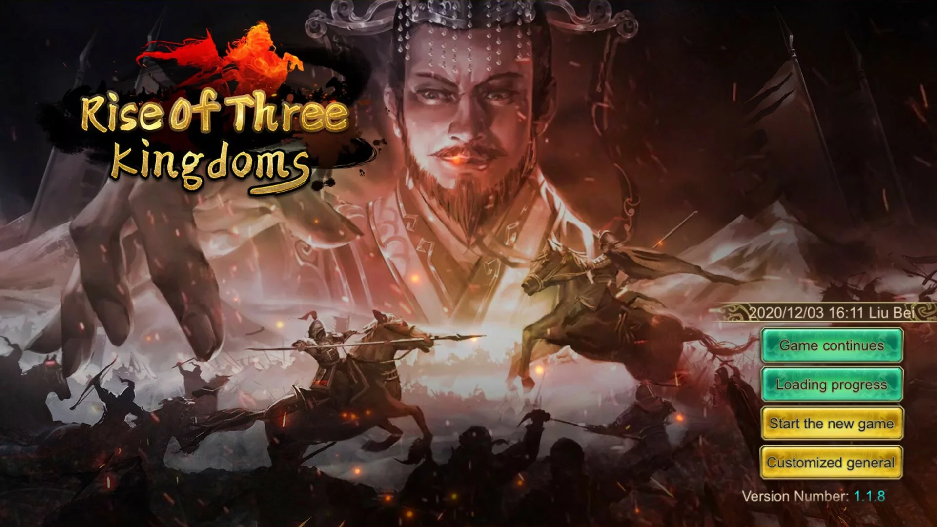 Изображение игры: Rise Of Three Kingdoms