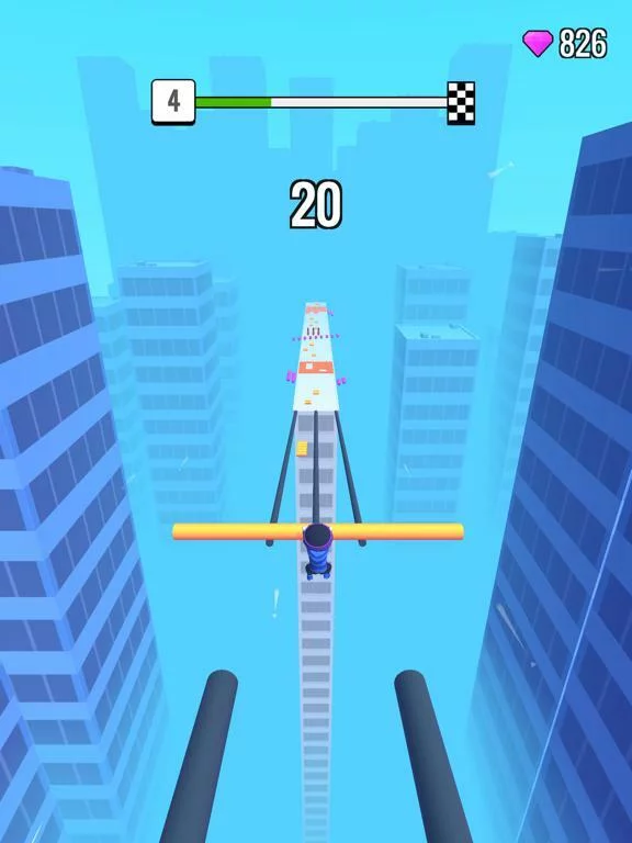 Изображение игры: Roof Rails