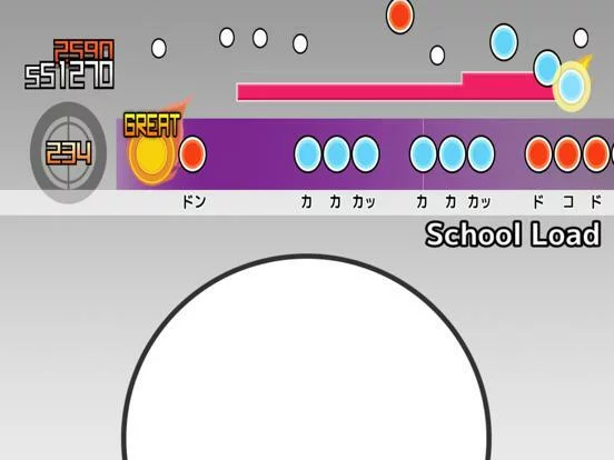 Изображение игры: Taiko-san Daijiro 2
