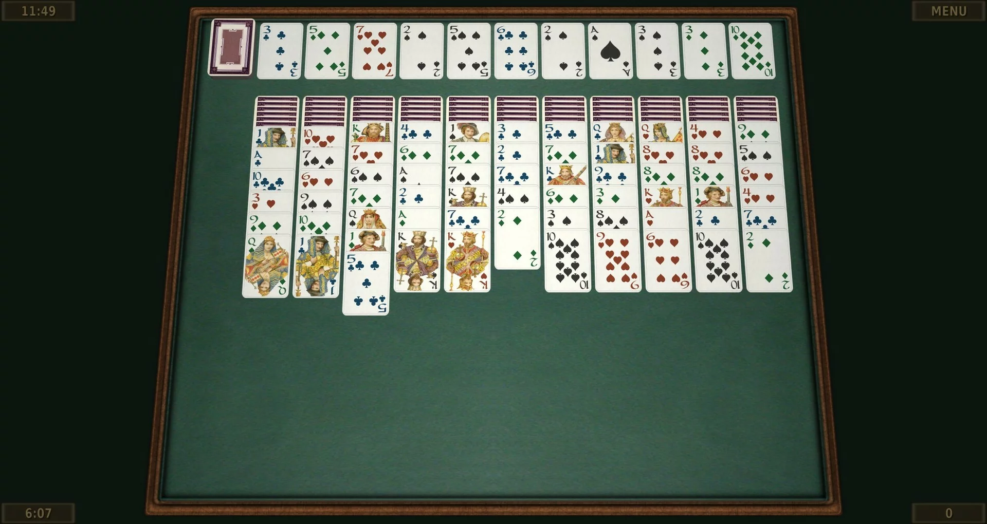 Изображение игры: Solitaire 3D
