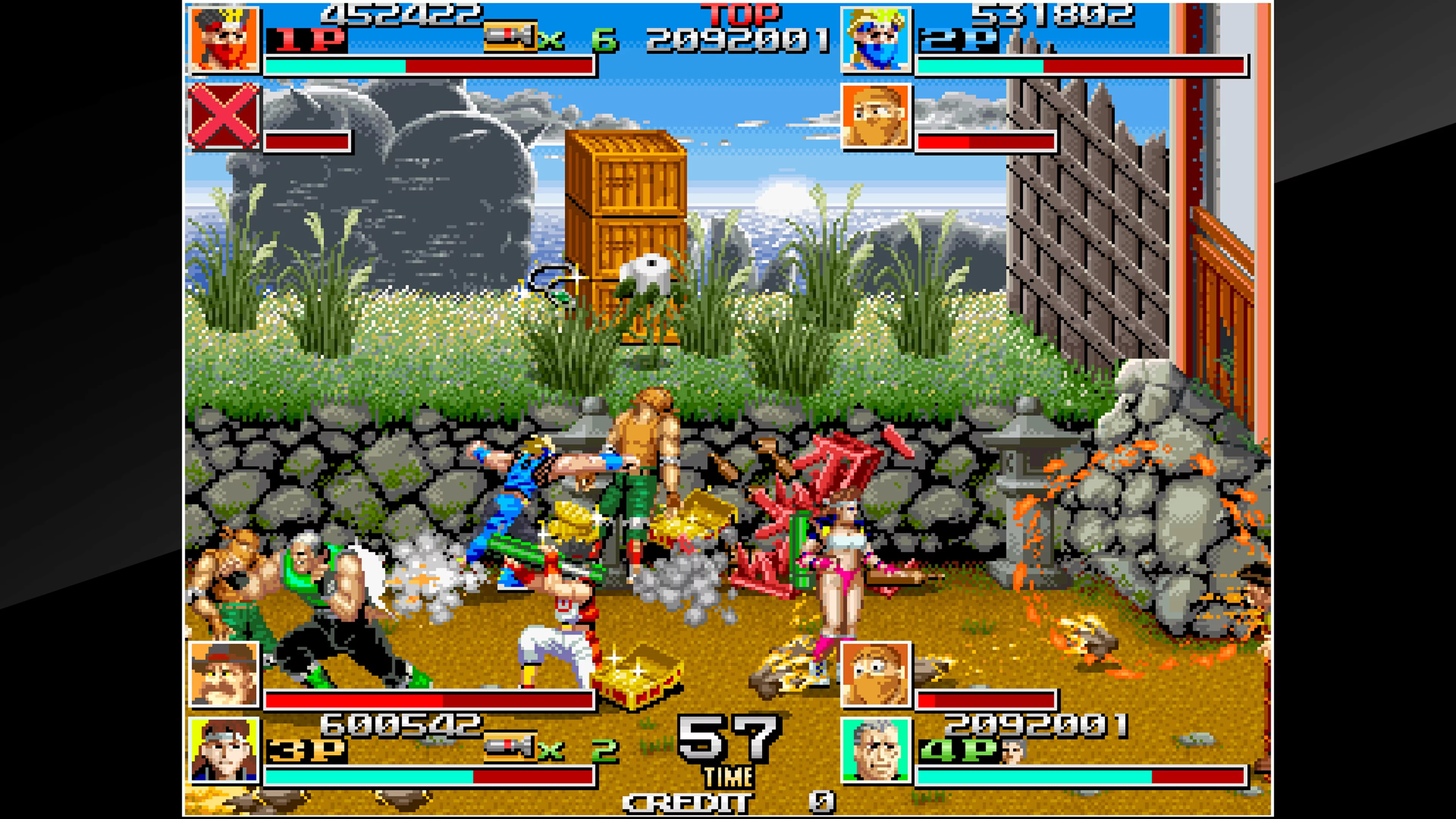 Изображение игры: Arcade Archives ZERO TEAM