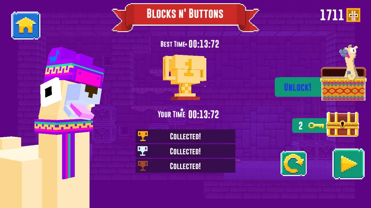 Изображение игры: Adventure Llama