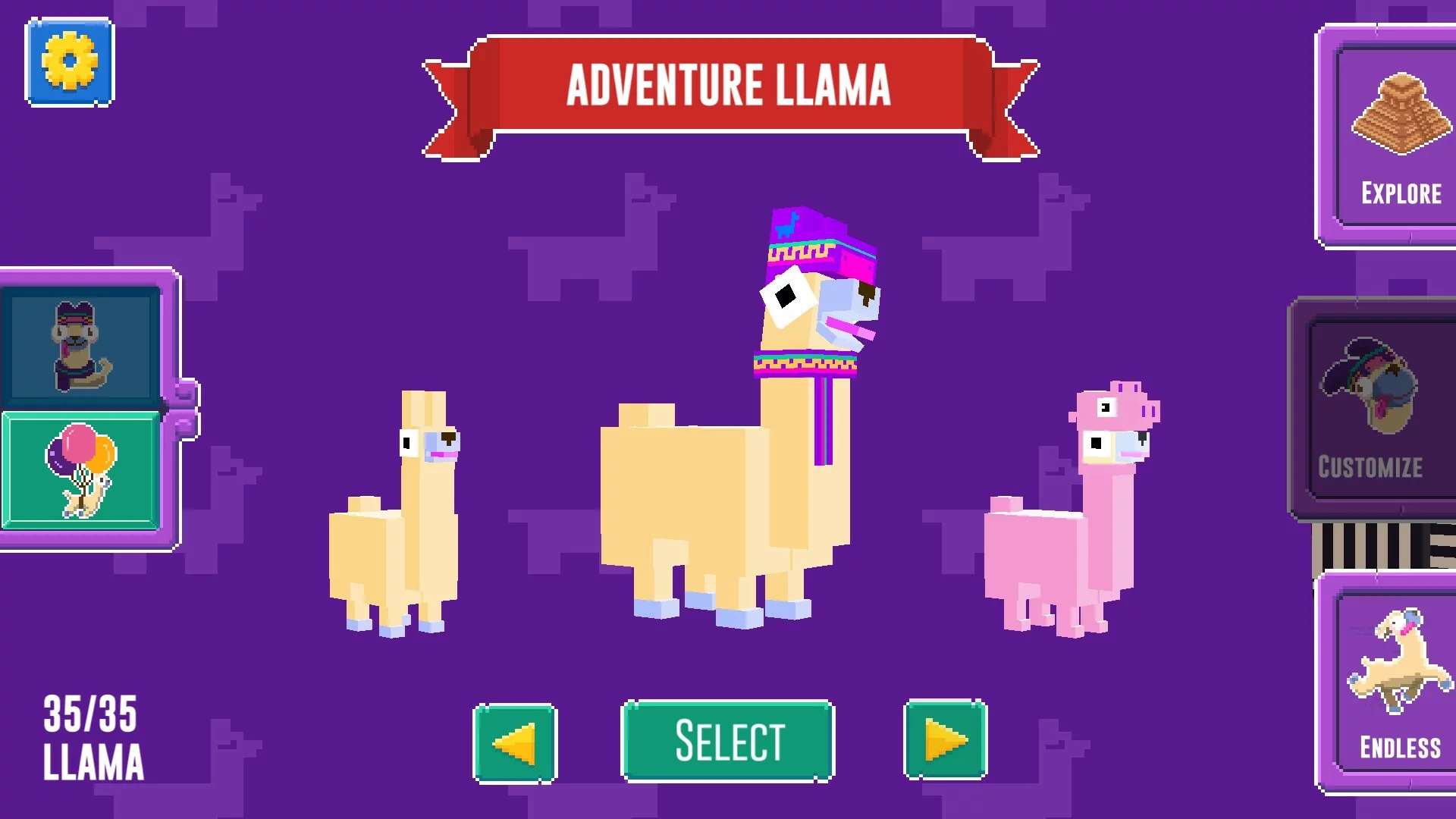 Изображение игры: Adventure Llama