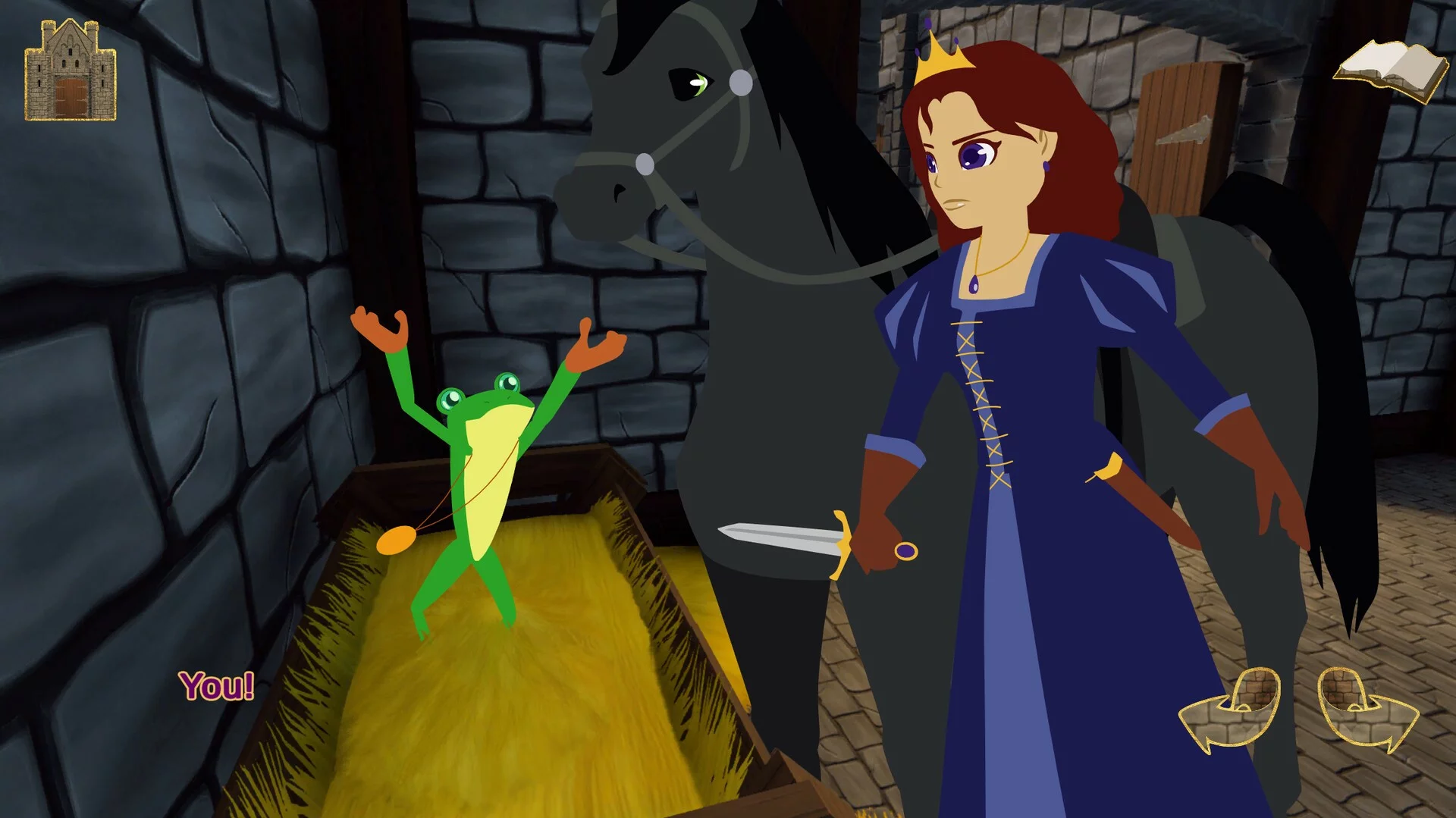 Изображение игры: Frog's Princess