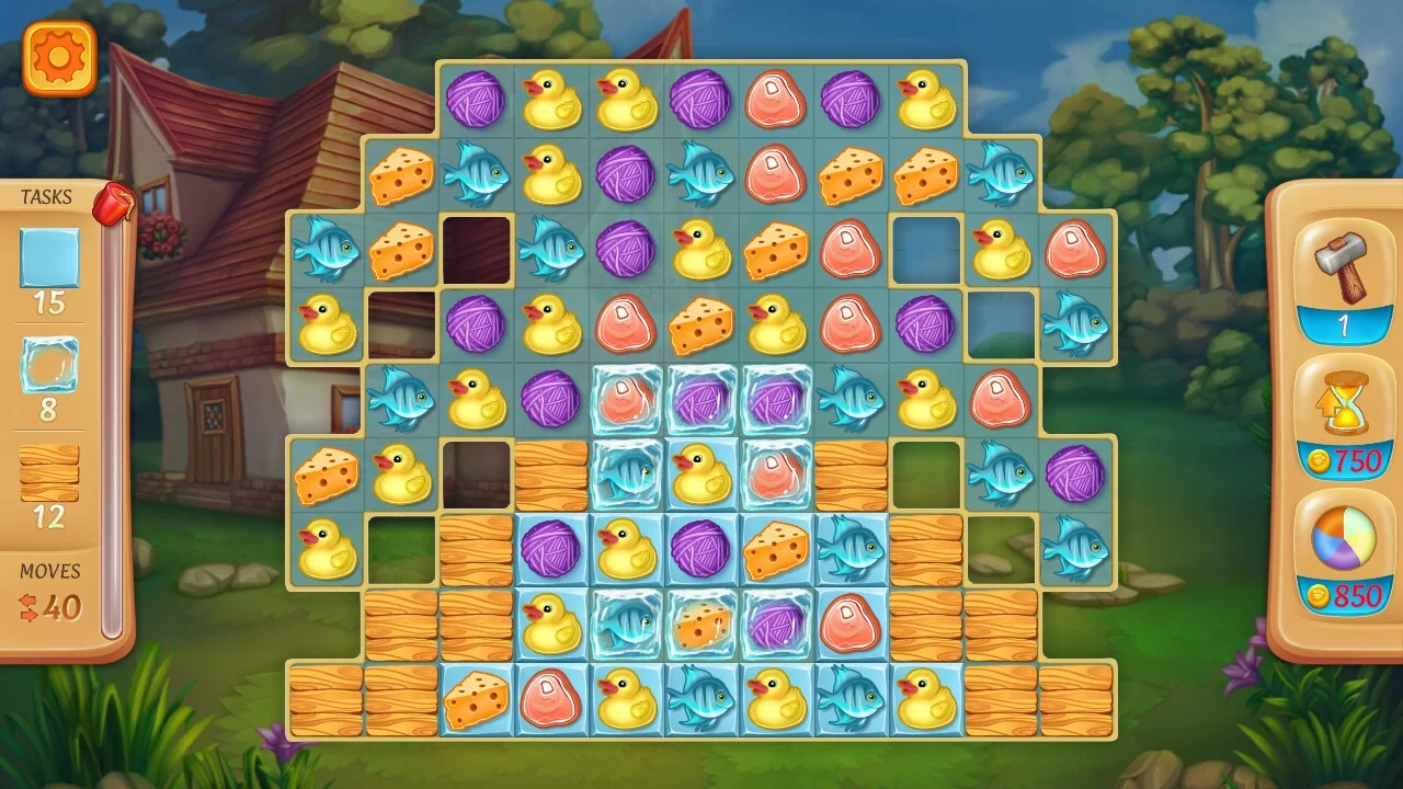 Изображение игры: World of Pets: Match 3 and Decorate