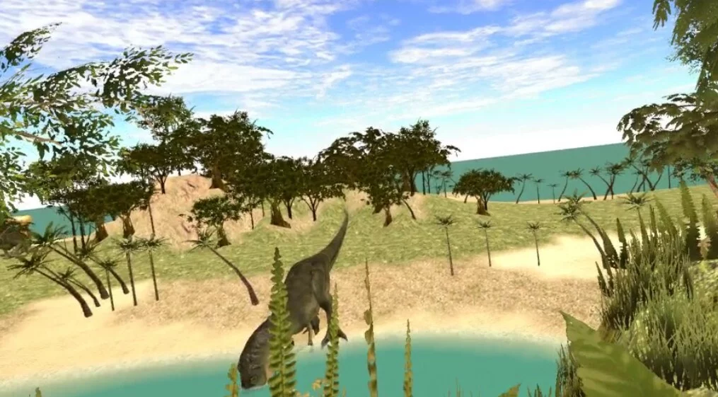 Изображение игры: VR Jurrasic Escape