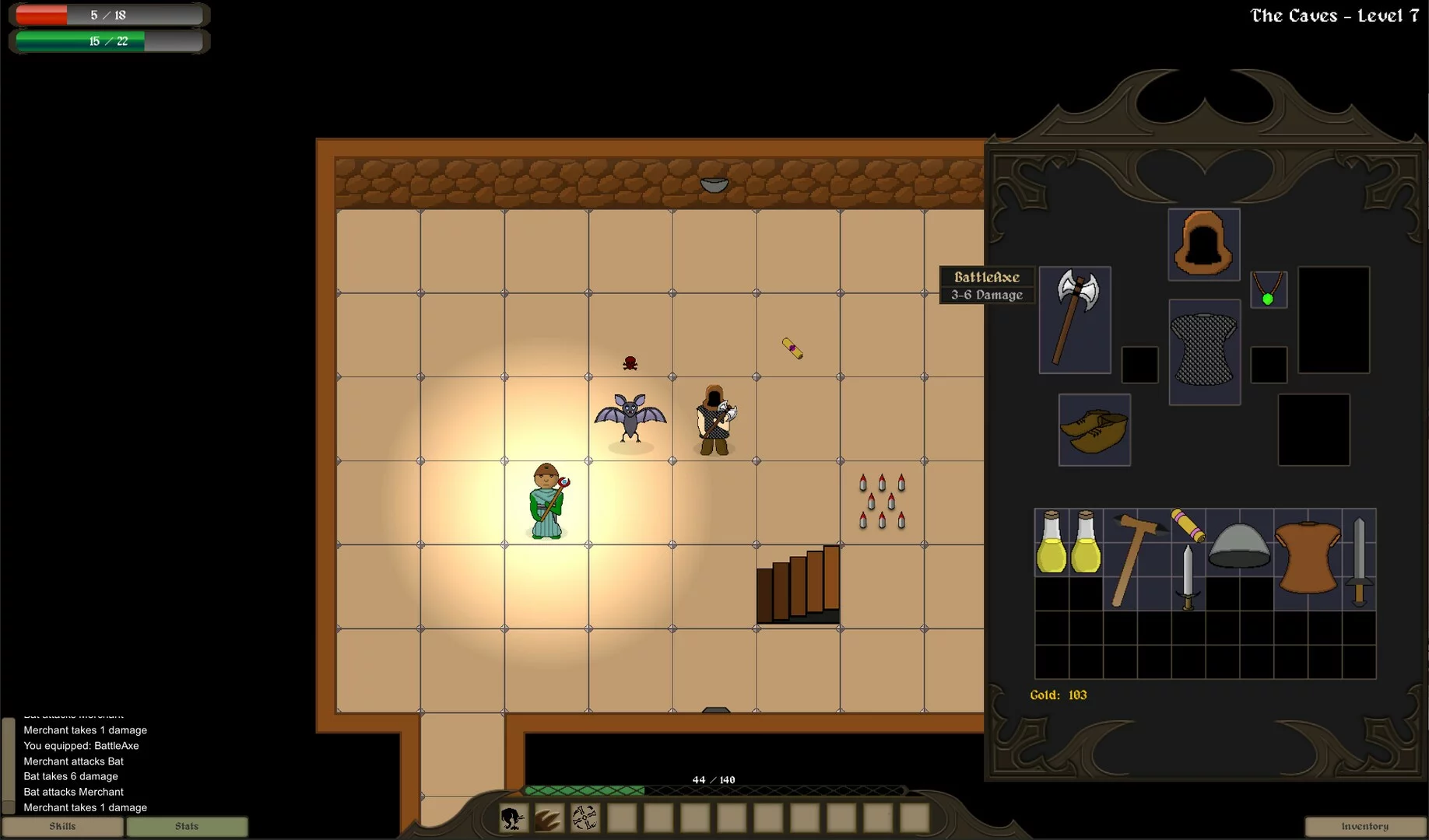 Изображение игры: Dungeon of Rikka