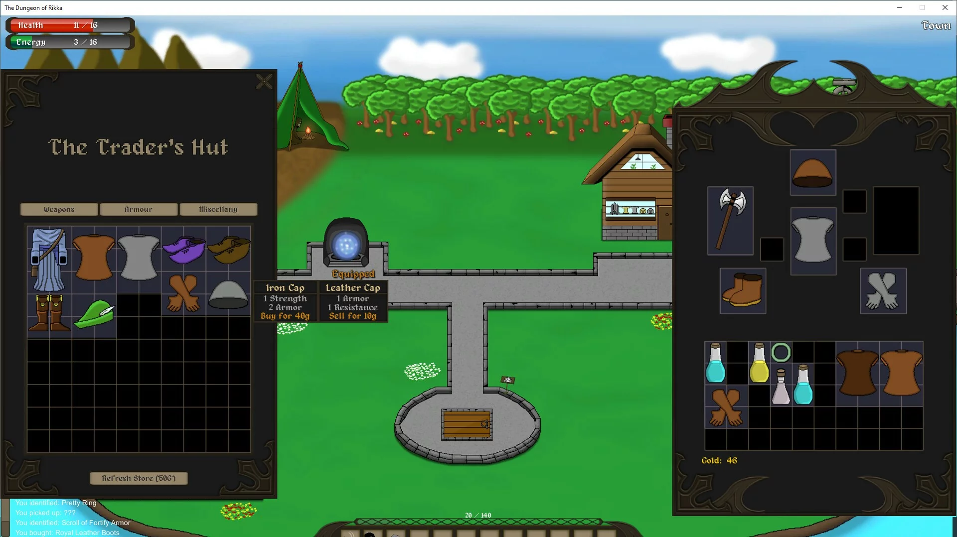 Изображение игры: Dungeon of Rikka