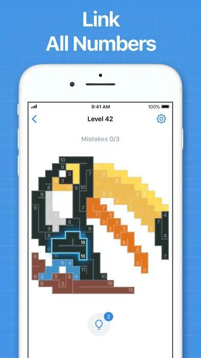 Изображение игры: Number Link - Picture Puzzle
