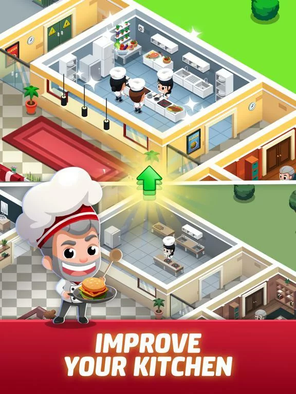 Изображение игры: Idle Restaurant Tycoon: Empire