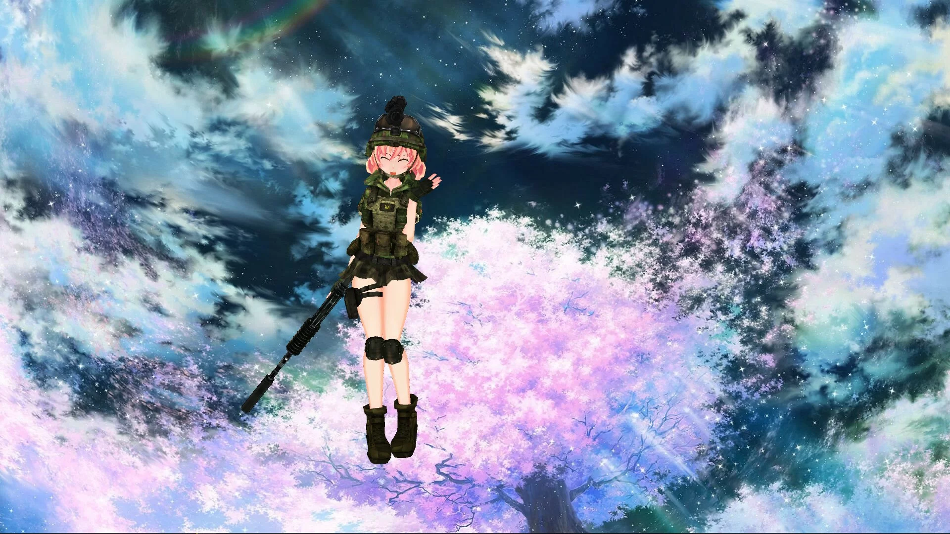 Изображение игры: Anime Desktop Girls