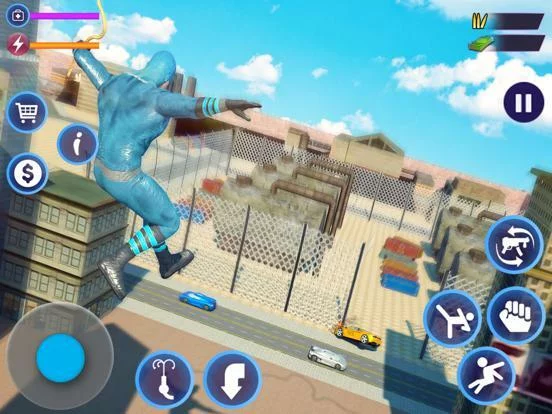 Изображение игры: Flying Rope Hero Man Fight