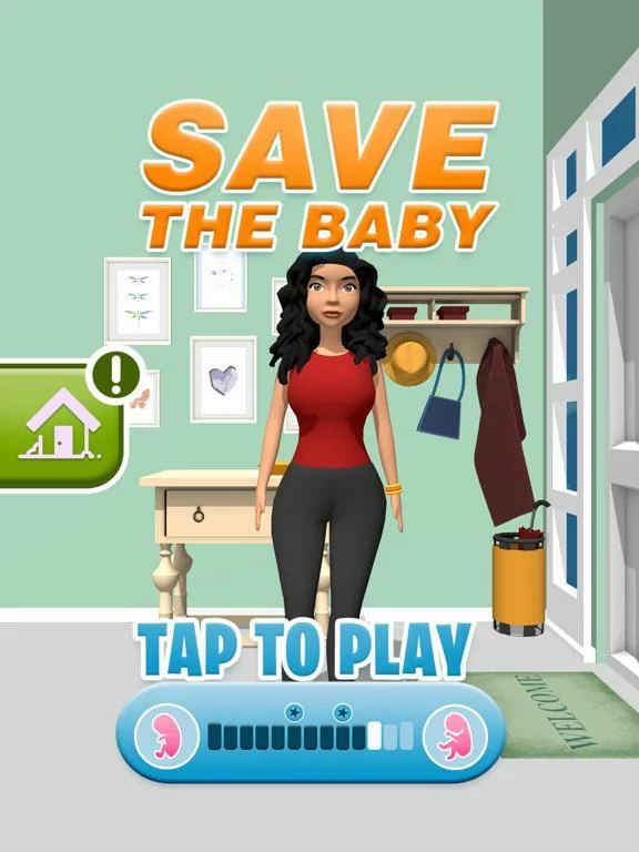 Изображение игры: Save the baby - Adventure game
