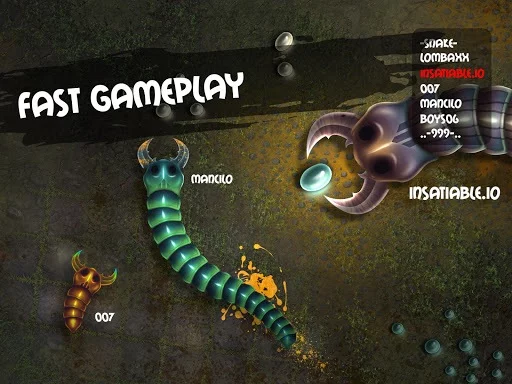 Изображение игры: insatiable io snakes