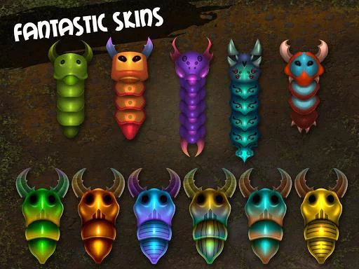 Изображение игры: insatiable io snakes