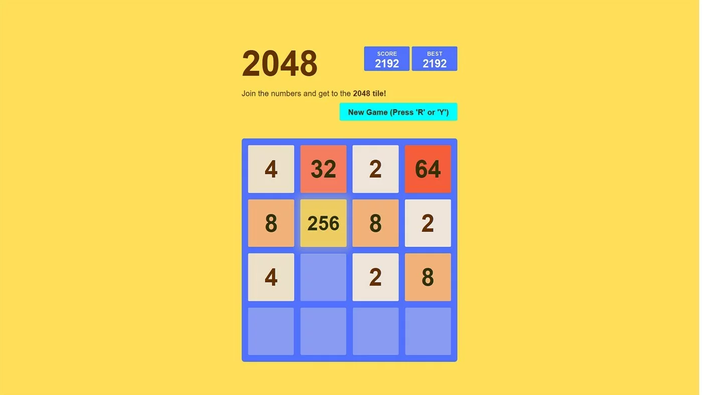 Изображение игры: 2048 Colorful